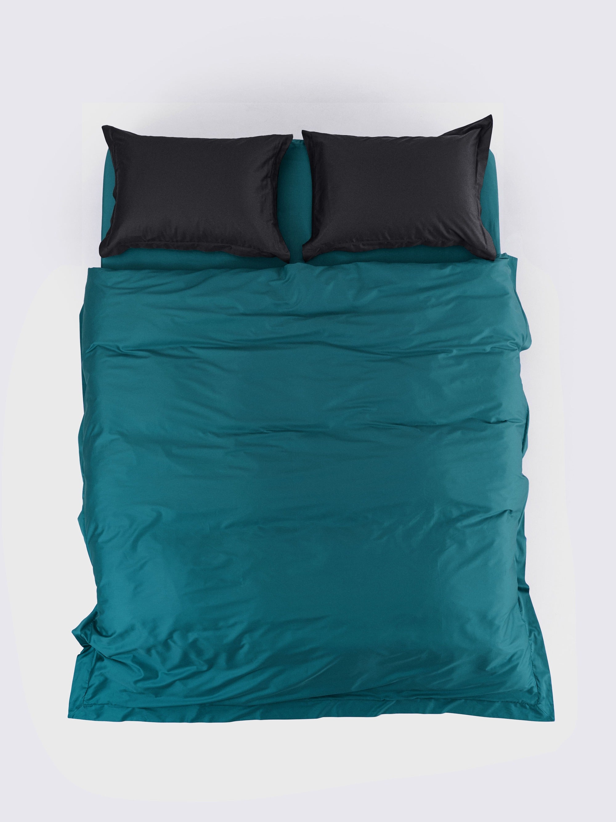 SATEEN CHARCOAL NIGHT & GREEN CASTLE Set