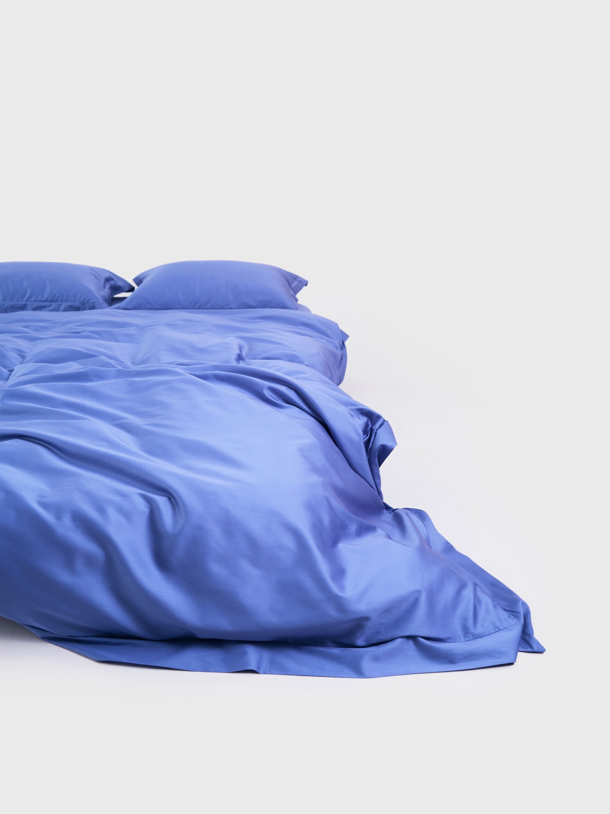 Sateen Duvet Cover Indigo Blue