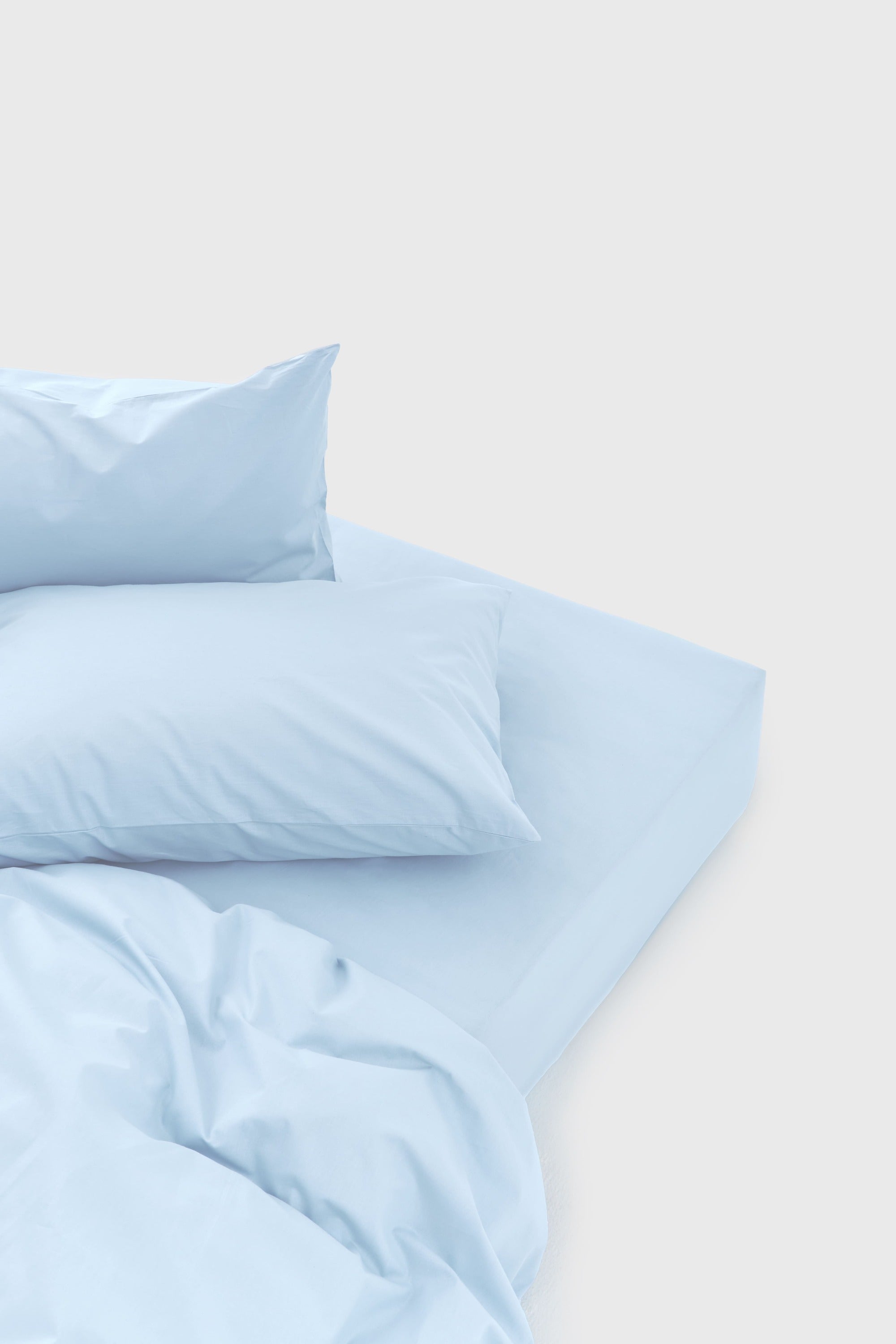 Percale Pillow Cases Baby Blue