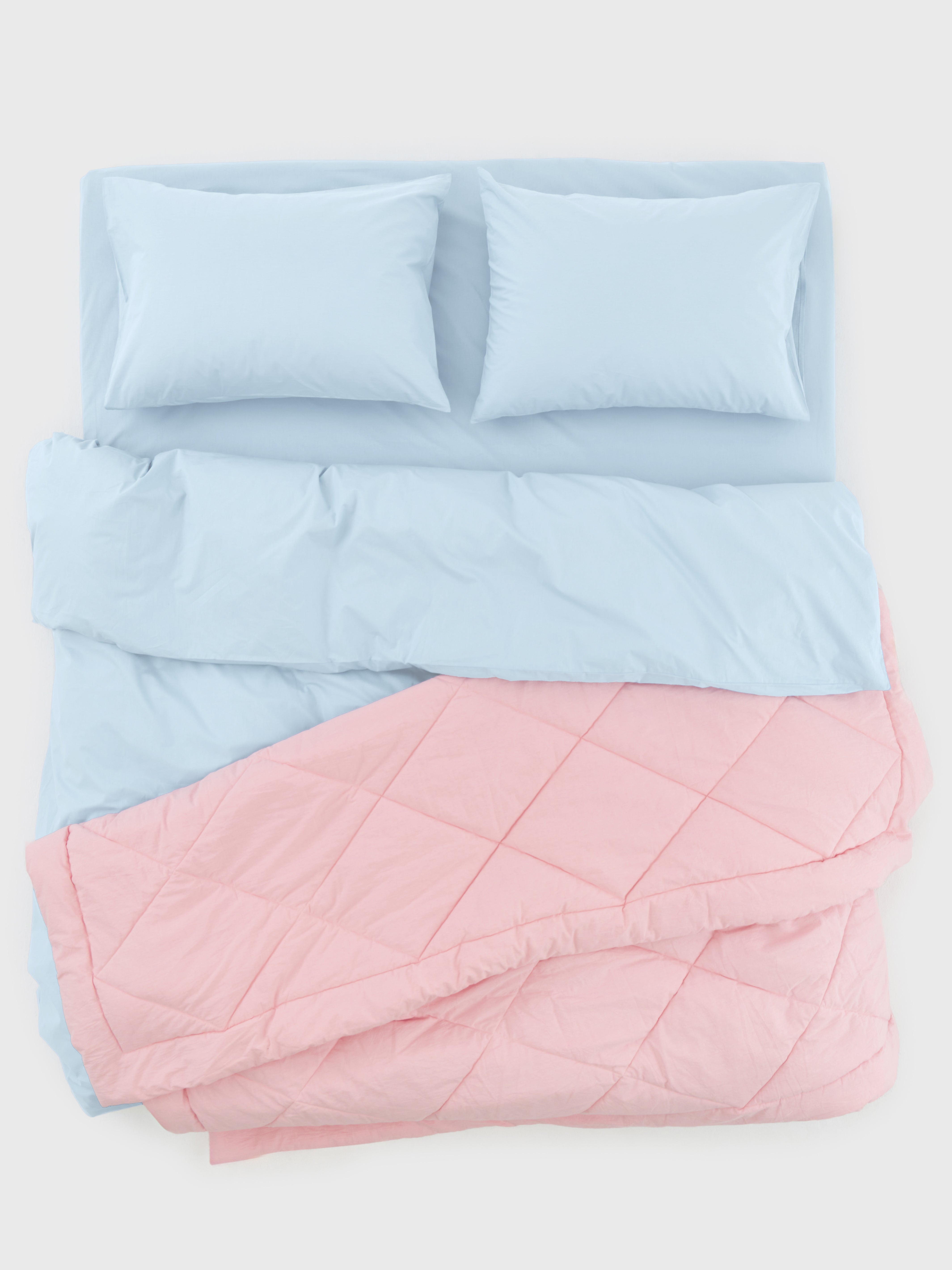 Percale Baby Blue Set