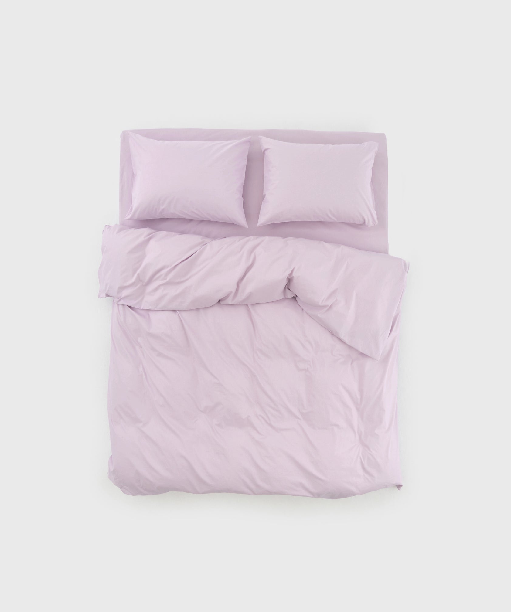 Percale Duvet Cover Pale Lupine