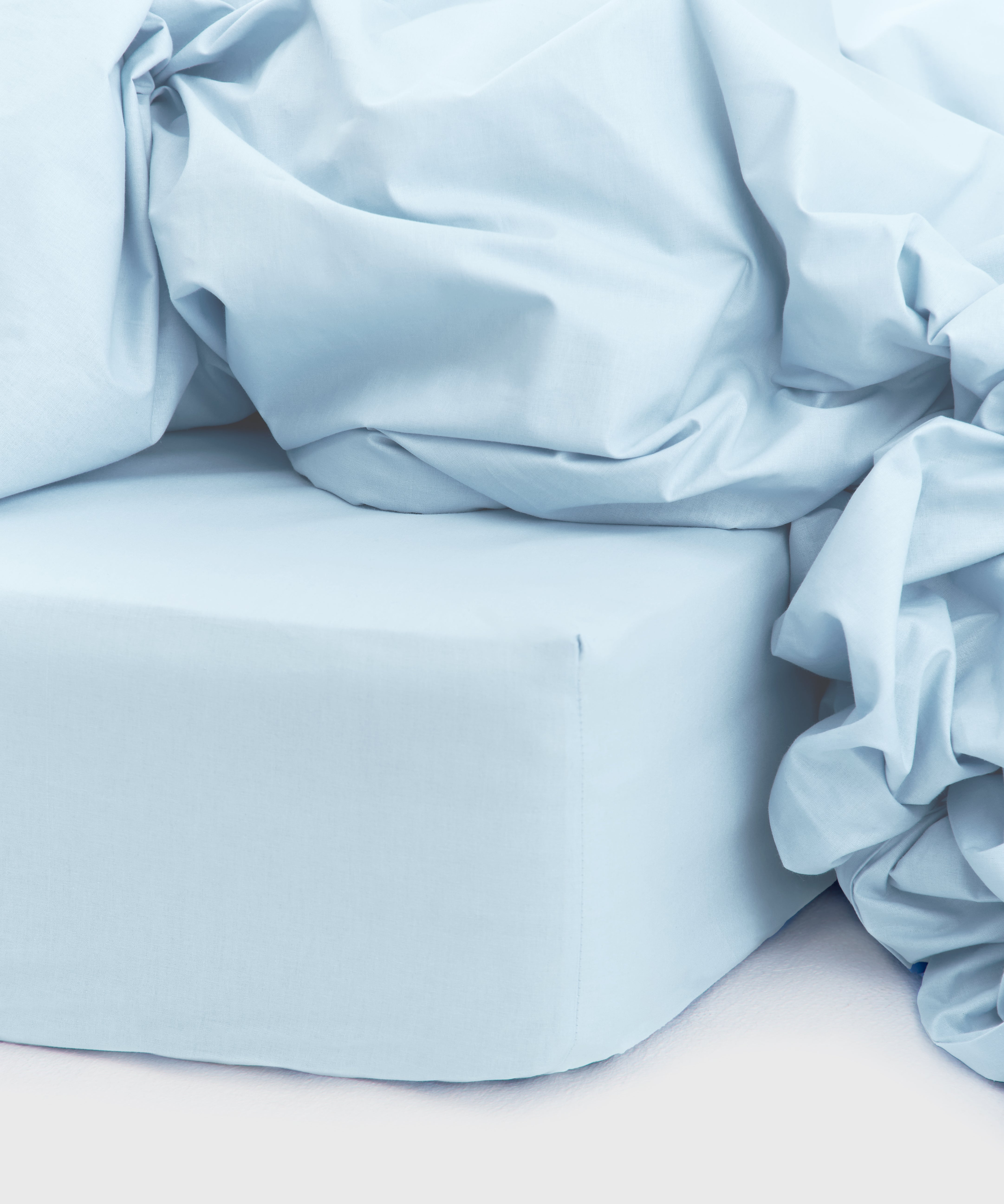 Percale Baby Blue Set