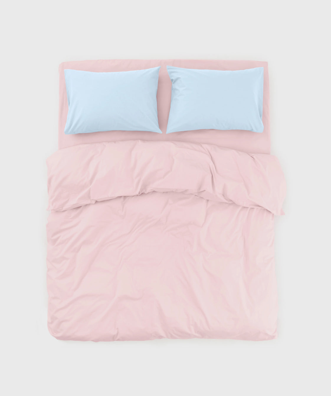 Percale Rose & Blue Set