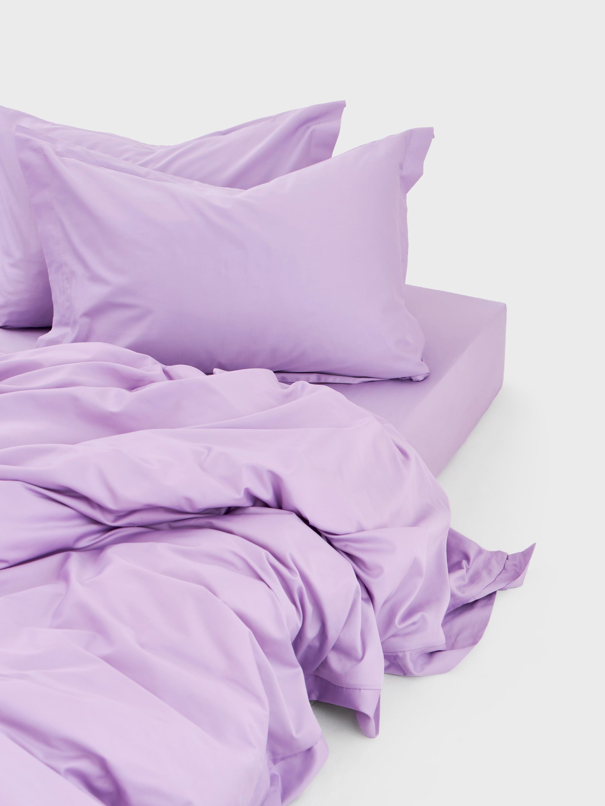 Sateen Pillow Cases Lavender Mist