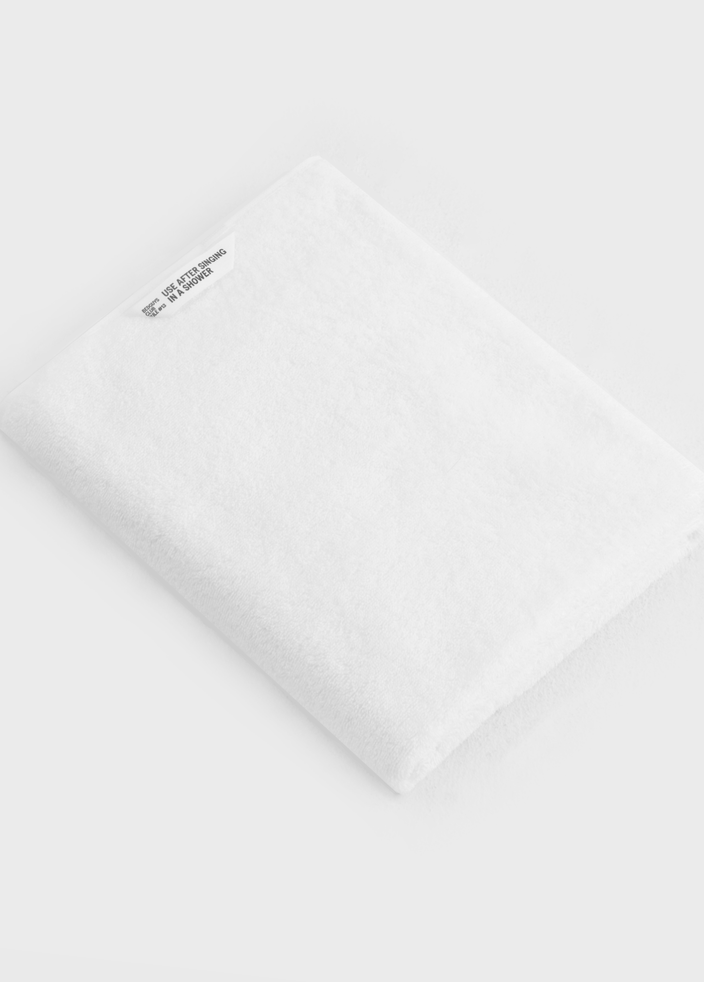 White Terry Towel